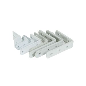 ANGLE BRACKET POWDER COATED WHITE