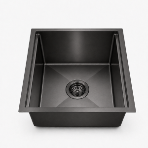 NANO BLACK STAINLESS STEEL SQUARE LIP SINK