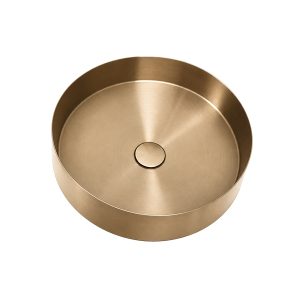 NANO GOLD S/S CYLINDRICAL SINK