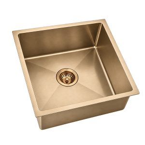NANO GOLD STAINLESS STEEL SQUARE SINK