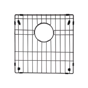 BLACK S/S SINK PROTECTOR GRID 450×450