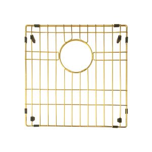 GOLD S/S SINK PROTECTOR GRID 450×450
