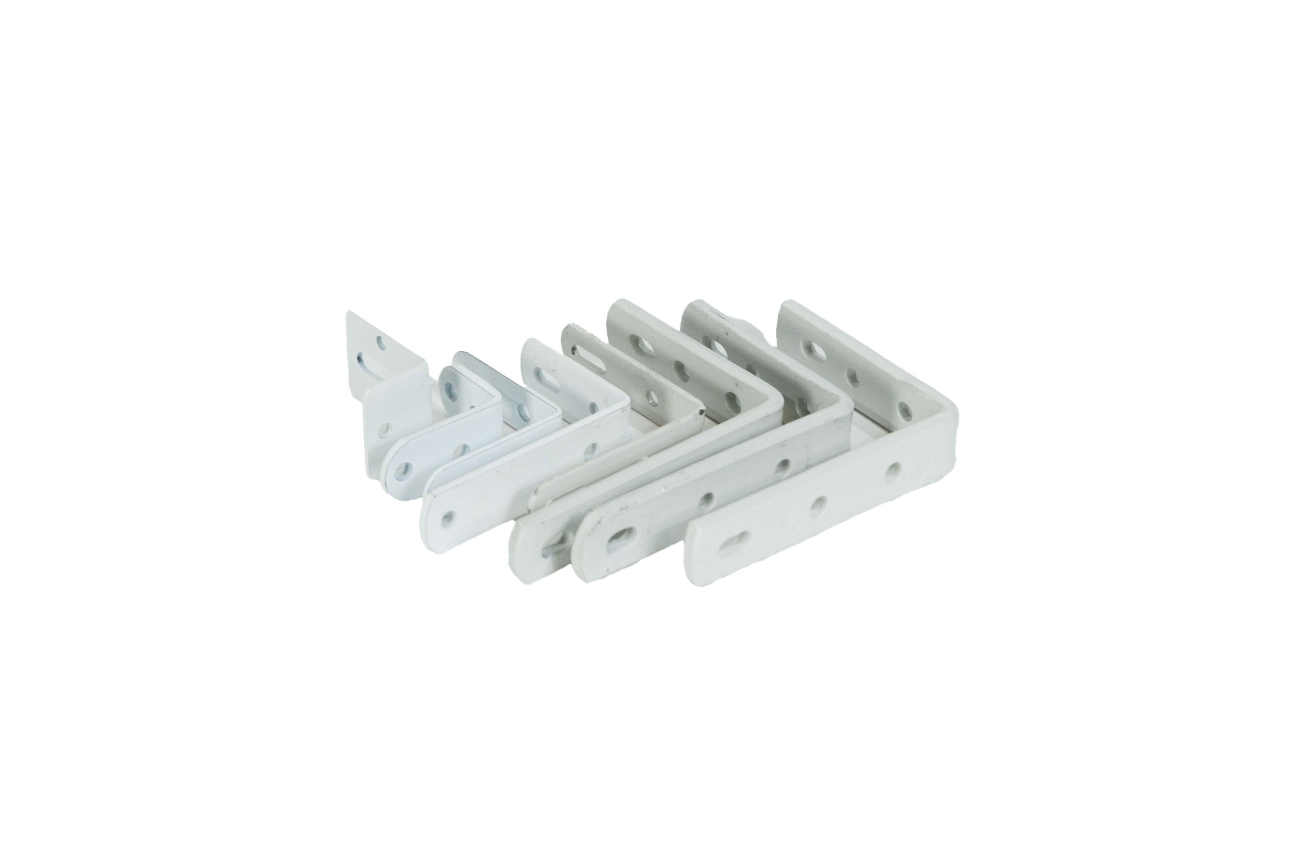 ANGLE BRACKET POWDER COATED WHITE