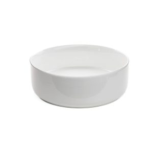 Cylindrical White Ceramic Sink