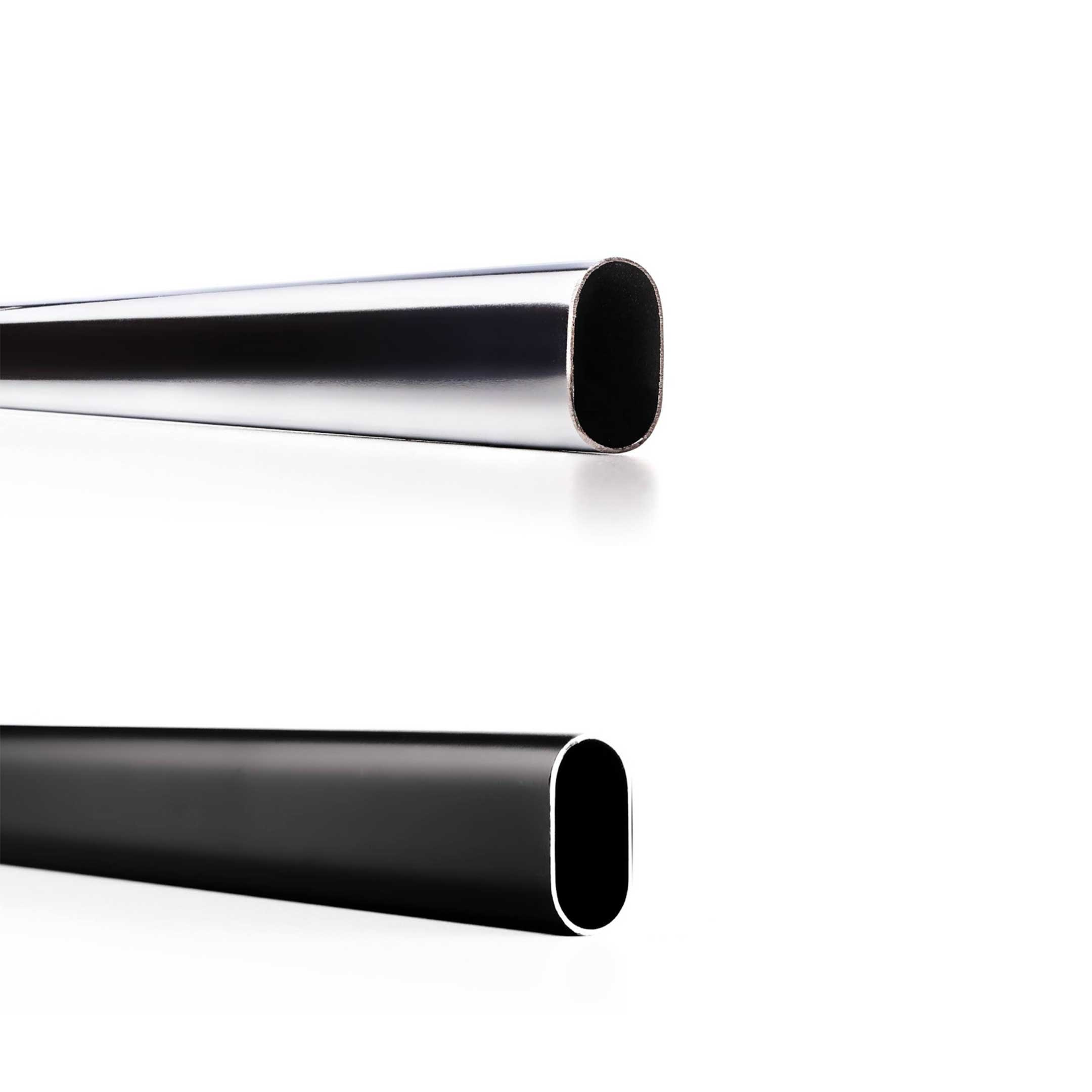 STAINLESS STEEL OVAL TUBE WARDROBE RAIL